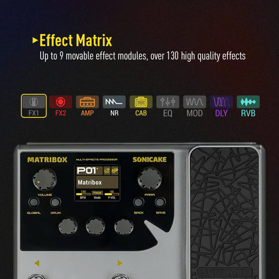 Pedal Guitar Sonicake Matribox QME-50-Mai Nguyên Music