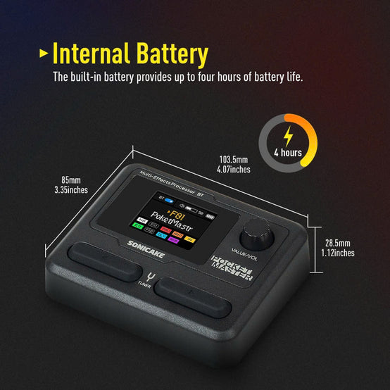 Pedal Guitar Sonicake Pocket Master QME-10-Mai Nguyên Music