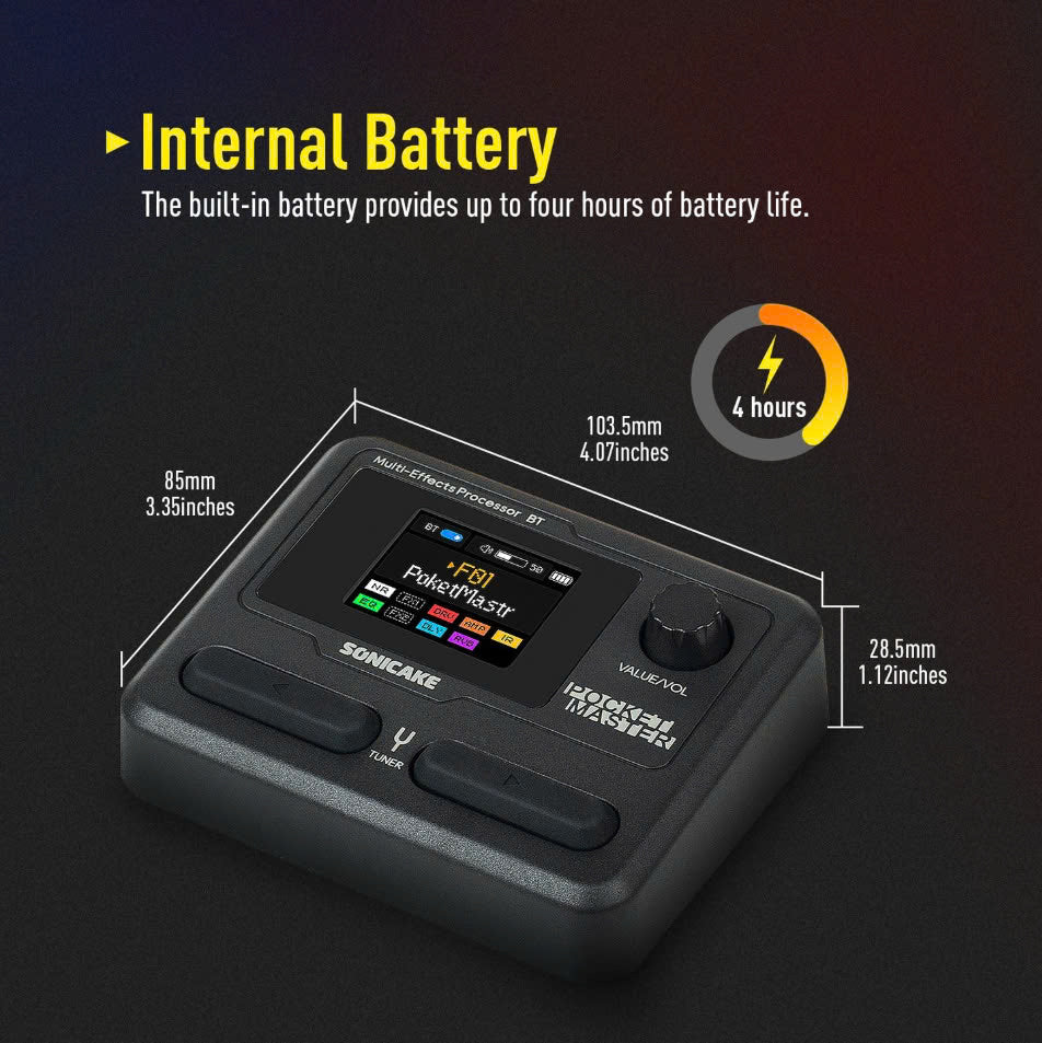 Pedal Guitar Sonicake Pocket Master QME-10-Mai Nguyên Music