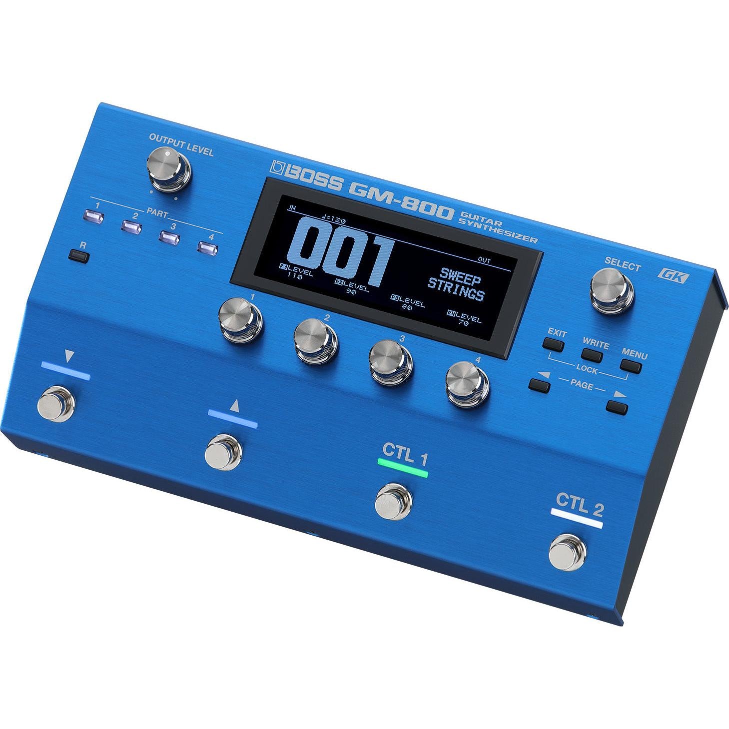 Pedal Guitar Synthesizer Boss GM-800-Mai Nguyên Music