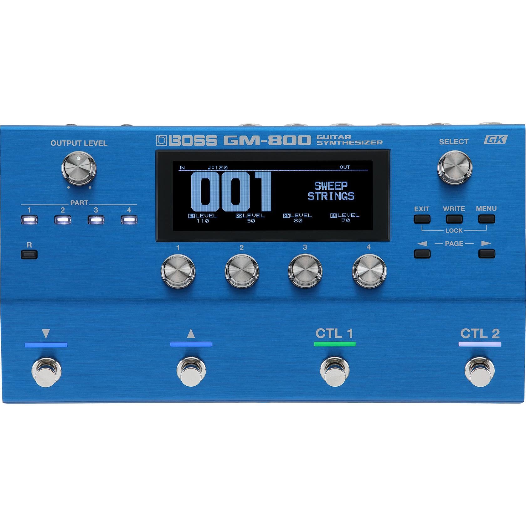 Pedal Guitar Synthesizer Boss GM-800-Mai Nguyên Music