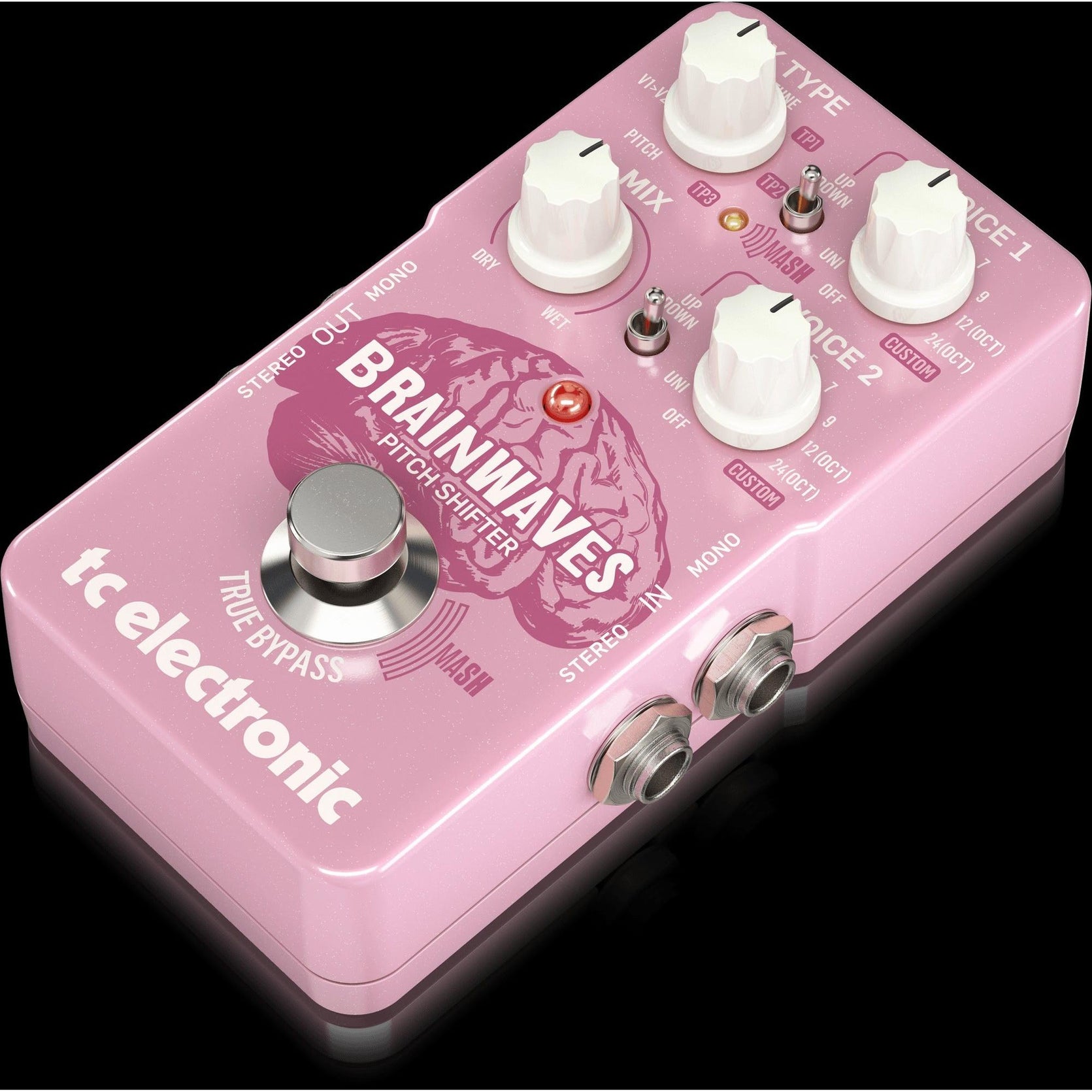 Pedal Guitar TC Electronic Brainwaves Pitch Shifter-Mai Nguyên Music