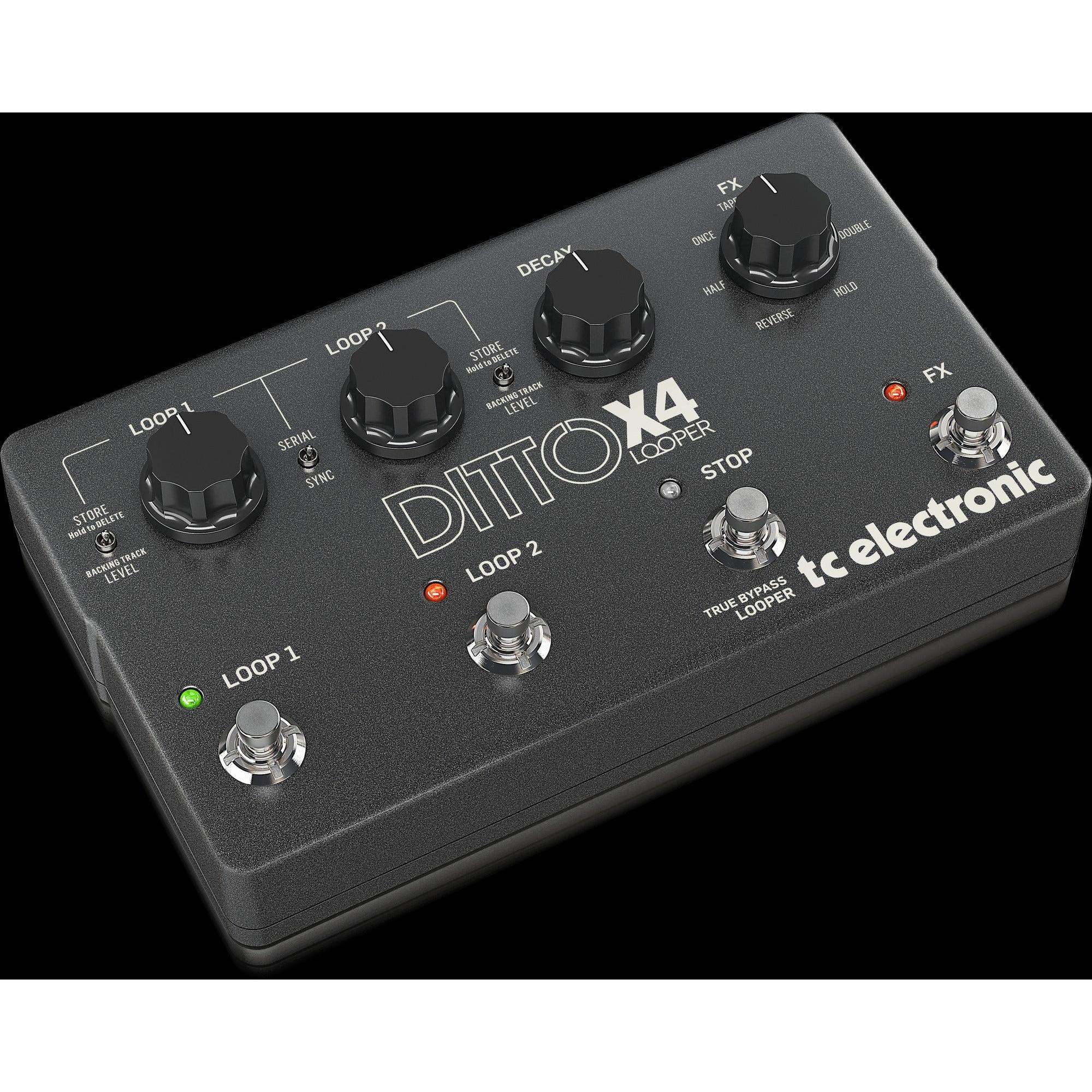 Pedal Guitar TC Electronic Ditto Looper X4-Mai Nguyên Music