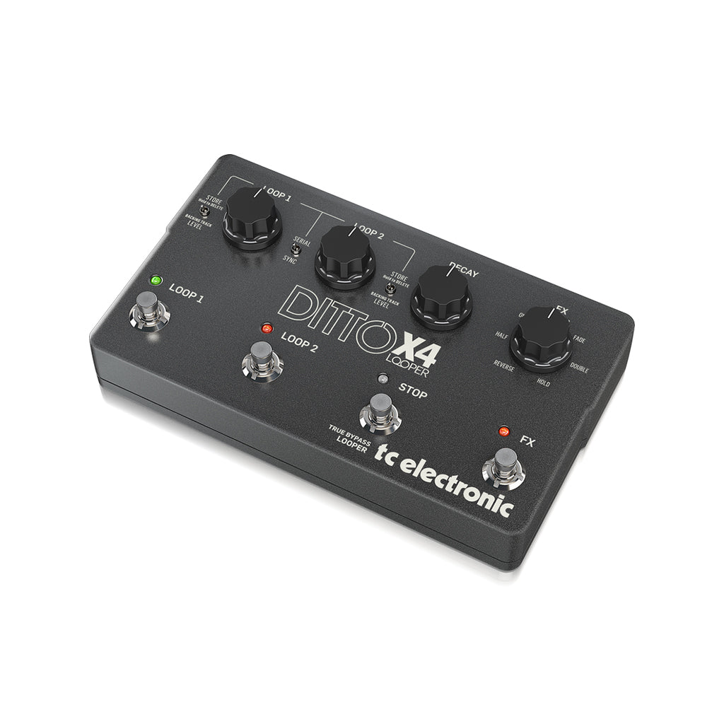 Pedal Guitar TC Electronic Ditto Looper X4-Mai Nguyên Music
