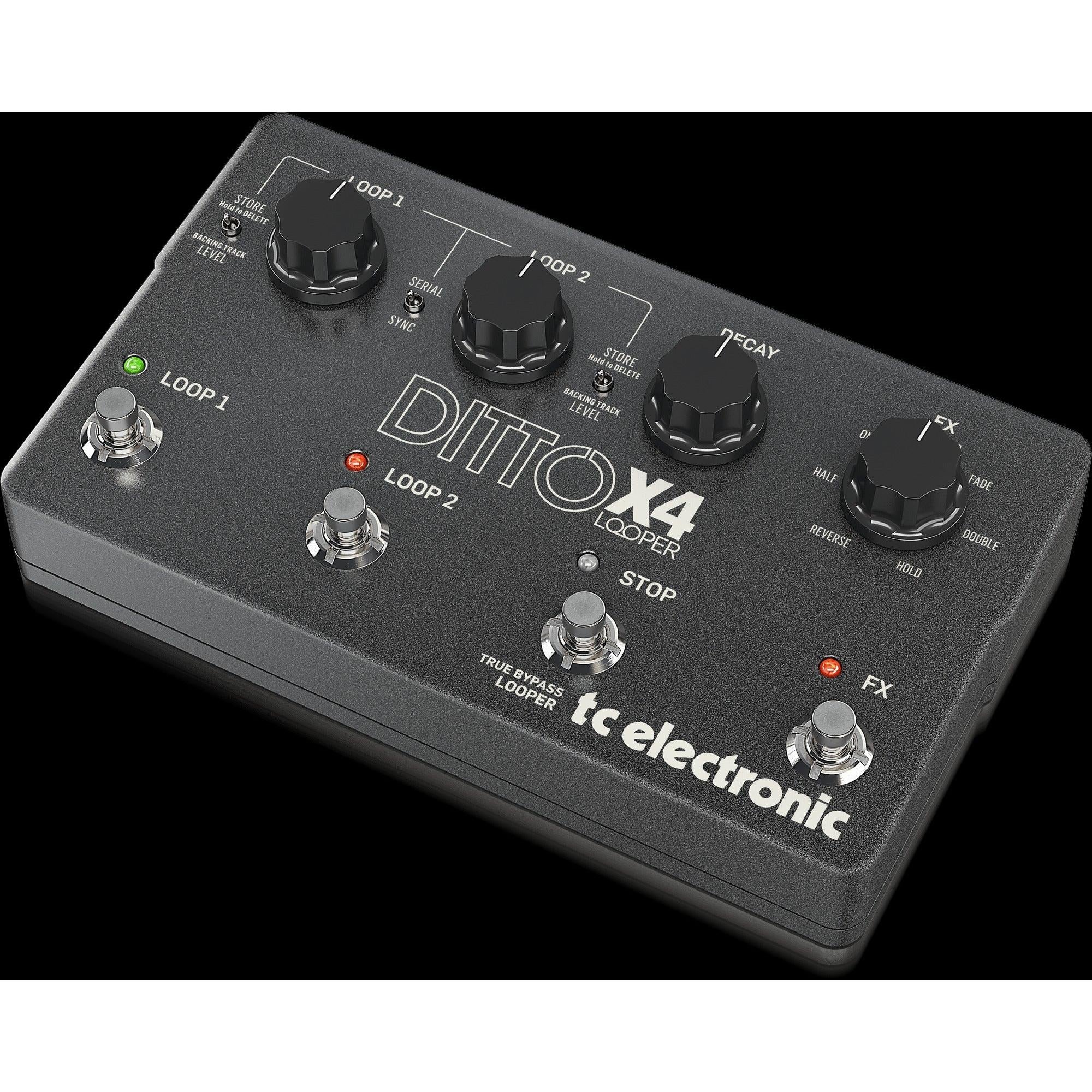 Pedal Guitar TC Electronic Ditto Looper X4-Mai Nguyên Music