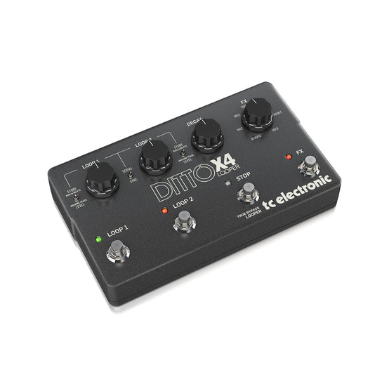 Pedal Guitar TC Electronic Ditto Looper X4-Mai Nguyên Music