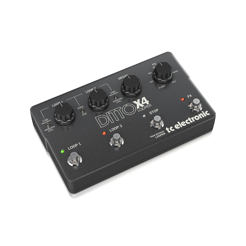 Pedal Guitar TC Electronic Ditto Looper X4-Mai Nguyên Music