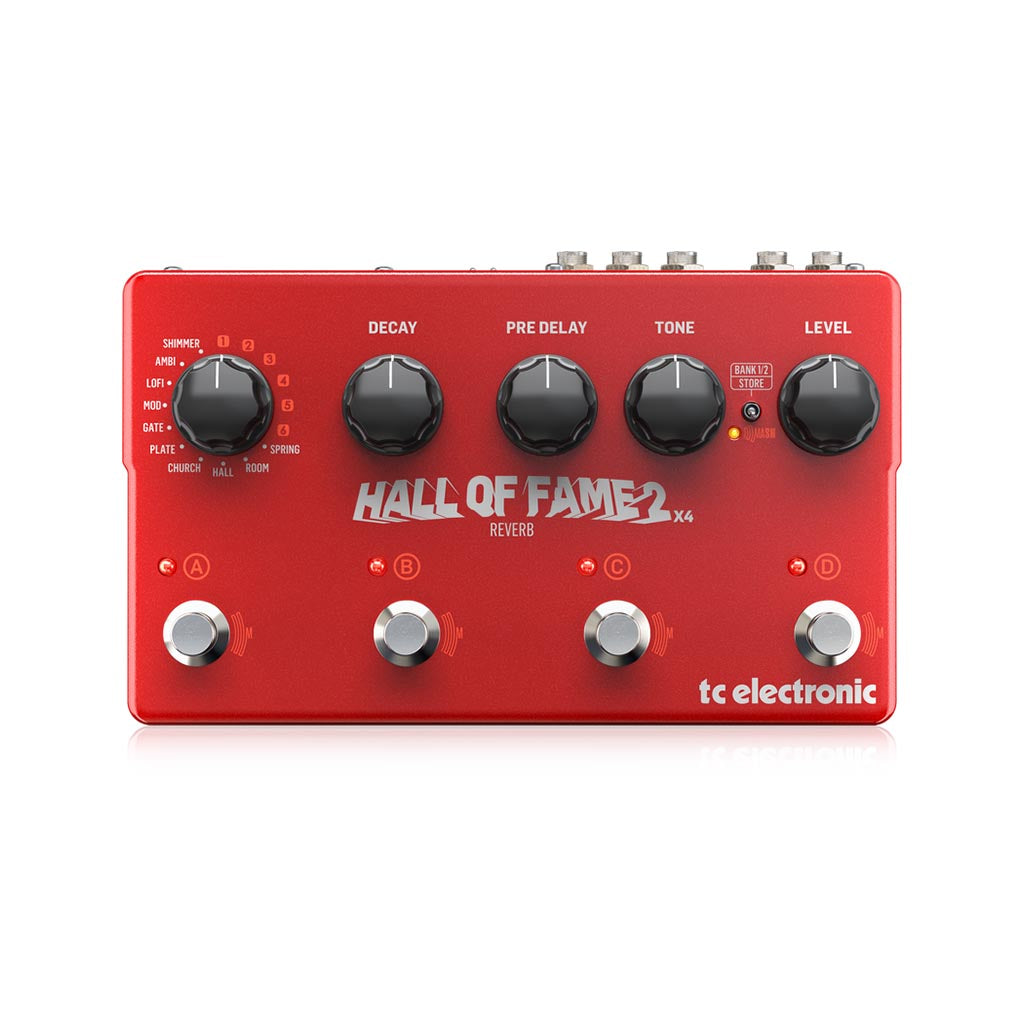 Pedal Guitar TC Electronic Hall of Fame 2 X4 Reverb-Mai Nguyên Music