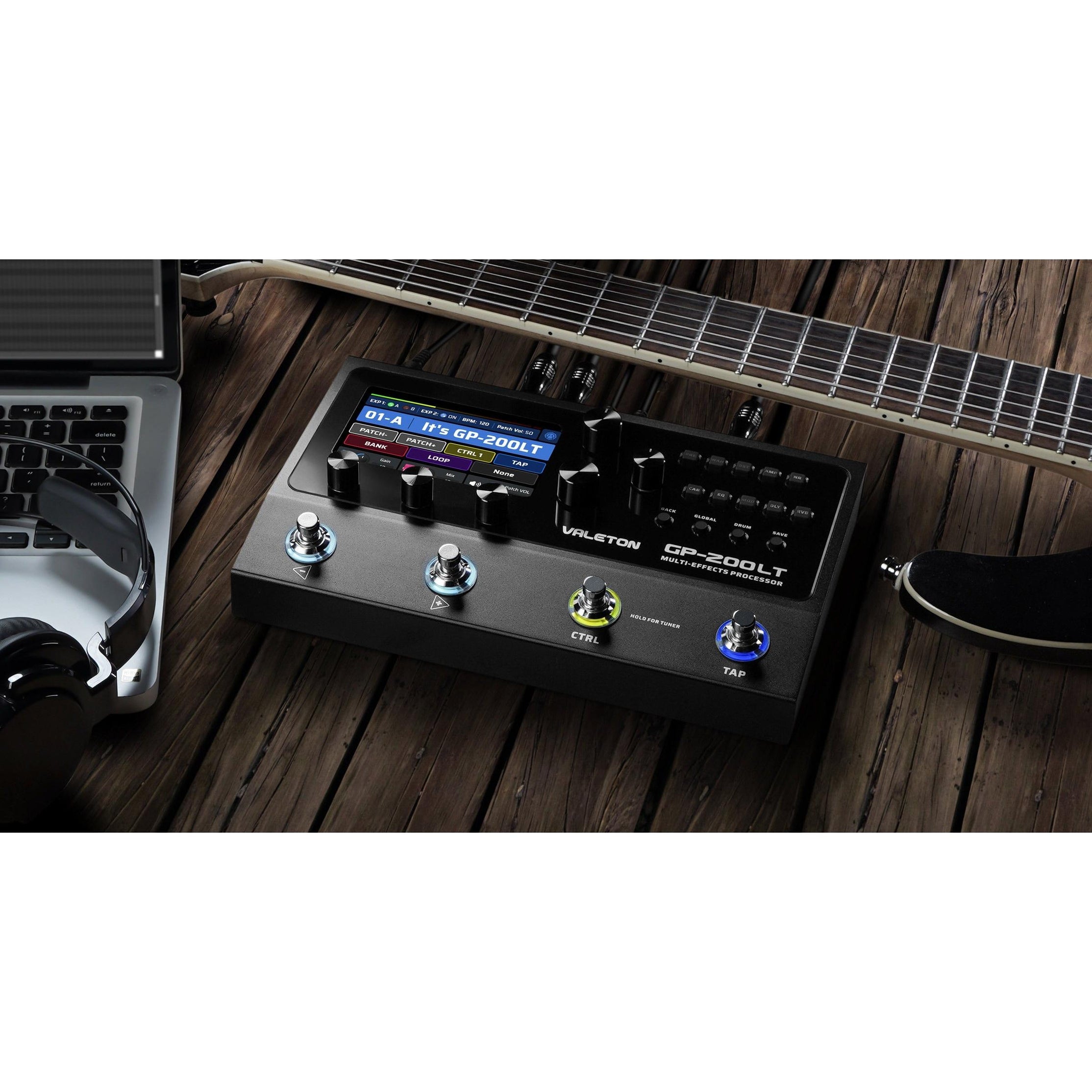 Pedal Guitar Valeton GP-200LT Multi-Effects Processor-Mai Nguyên Music