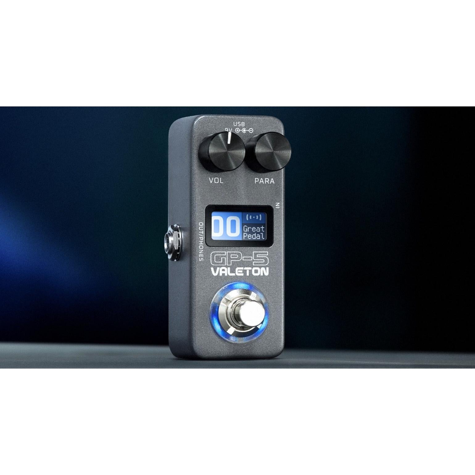 Pedal Guitar Valeton GP-5 Multi-FX, Amp & IR Loader Mini – Mai