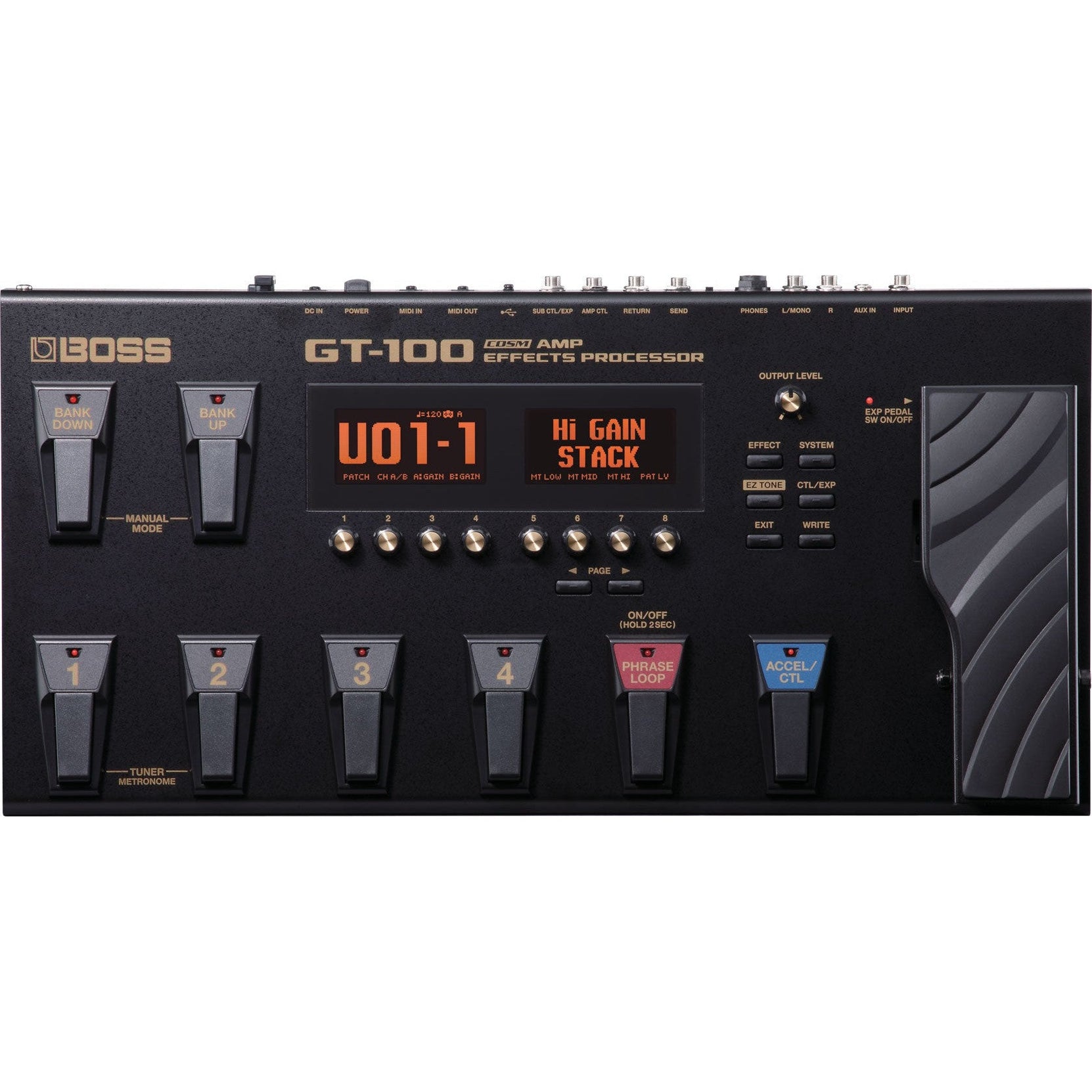 Pedal Multi Effect Boss GT-100-Mai Nguyên Music