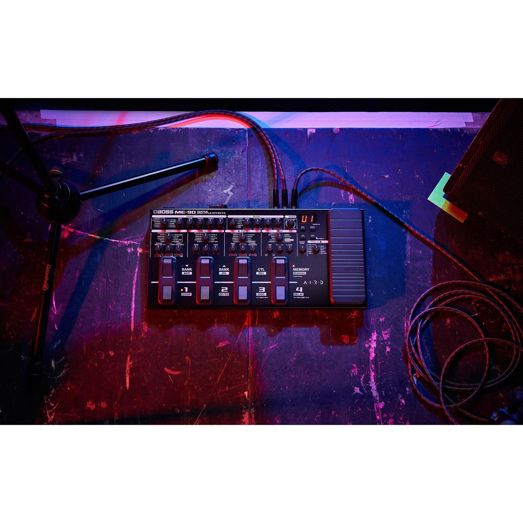 Pedal Multi Effect Guitar Boss ME-90-Mai Nguyên Music