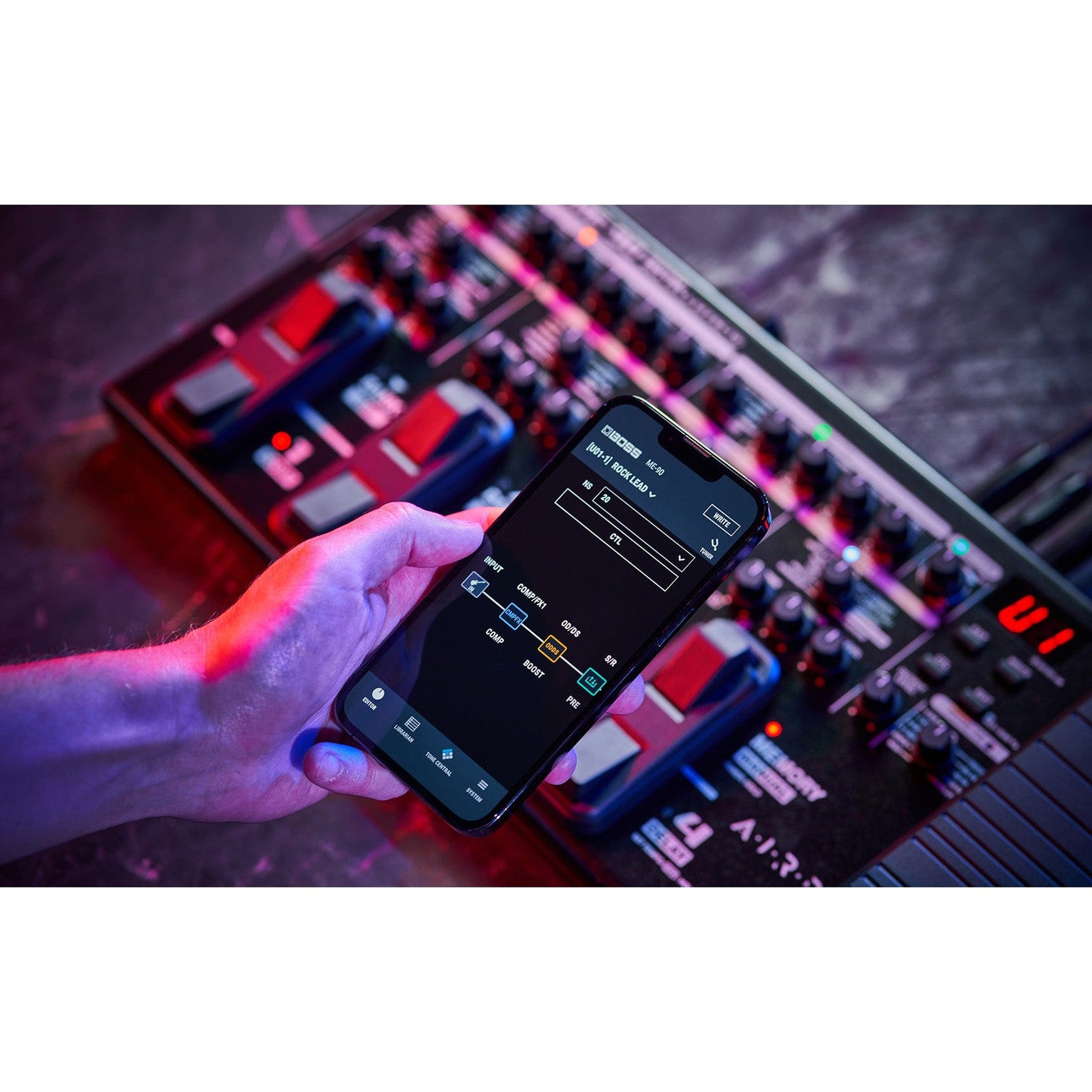 Pedal Multi Effect Guitar Boss ME-90-Mai Nguyên Music