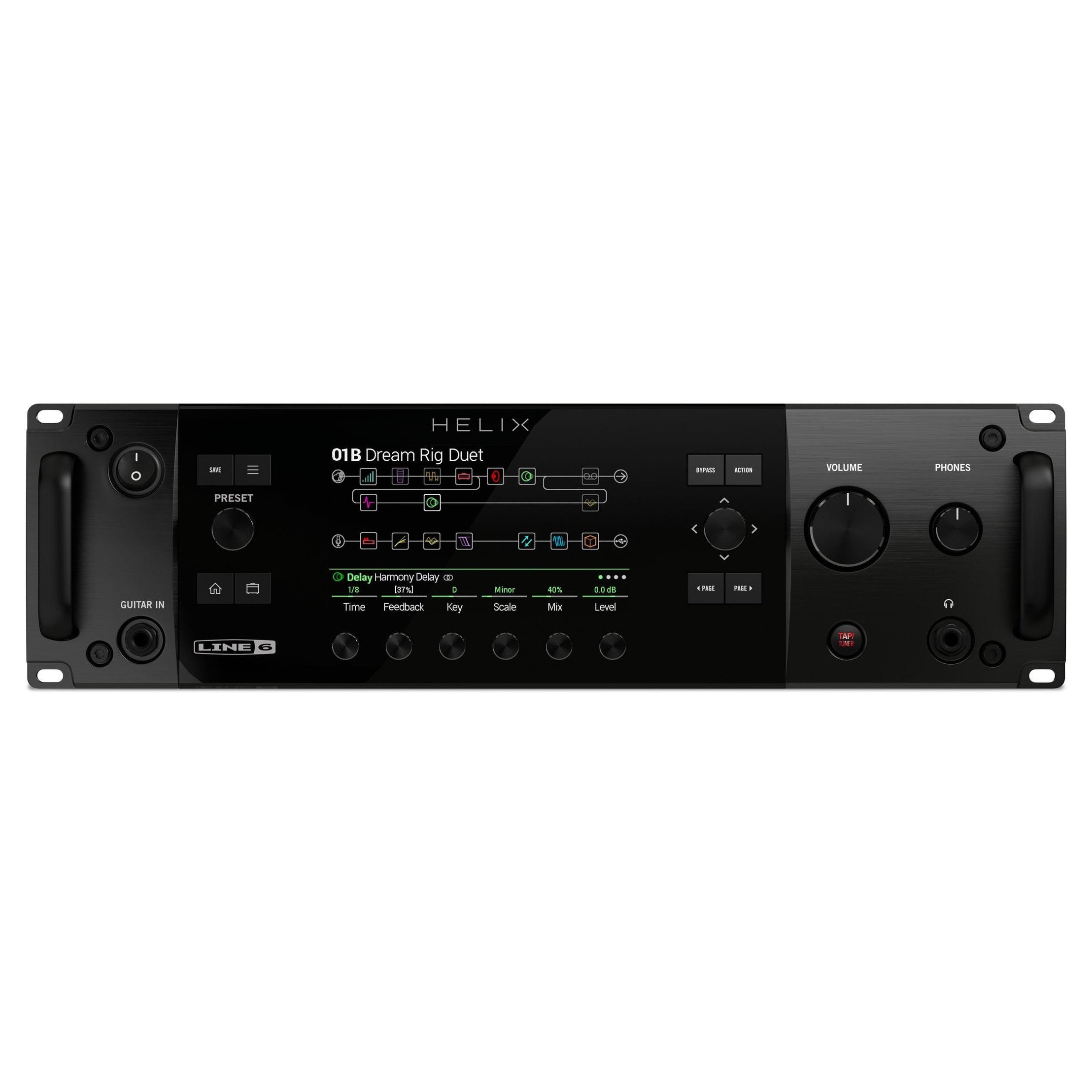 Pedal Multi-Effect Guitar Line 6 Helix Rack-Mai Nguyên Music