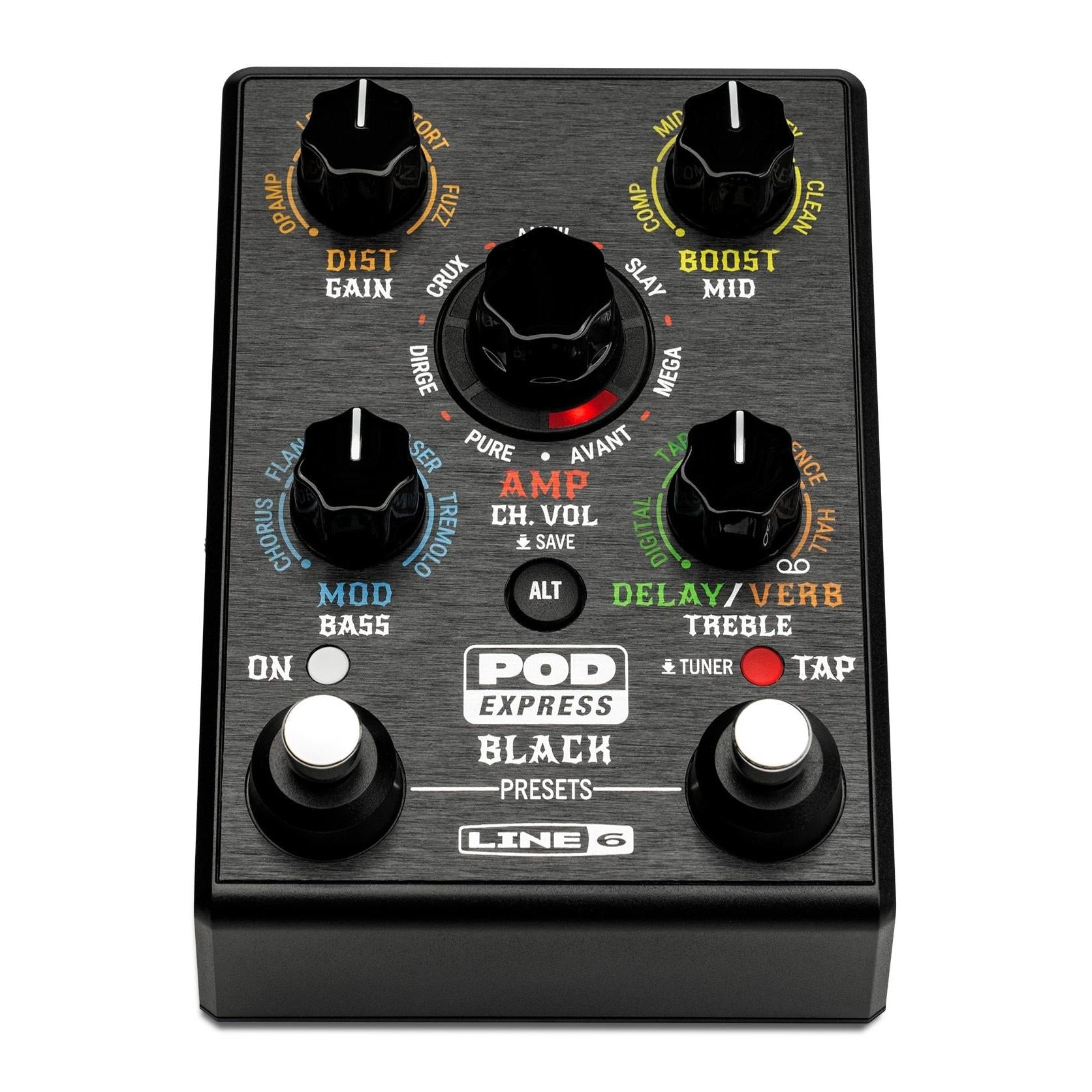 Pedal Multi-Effect Guitar Line 6 POD Express Black-Mai Nguyên Music