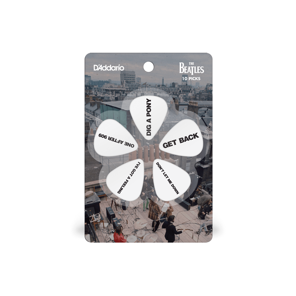 Phím Gảy Đàn Guitar D'Addario Beatles Get Back, 10-Pack, Heavy-Mai Nguyên Music