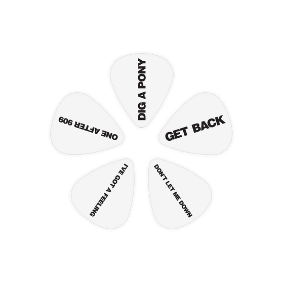 Phím Gảy Đàn Guitar D'Addario Beatles Get Back, 10-Pack, Medium-Mai Nguyên Music