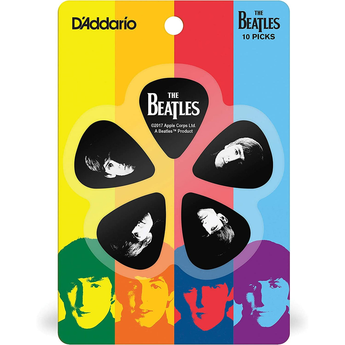 Phím Gảy Đàn Guitar D'Addario Beatles, Meet The Beatles, 10 pack, Thin-Mai Nguyên Music