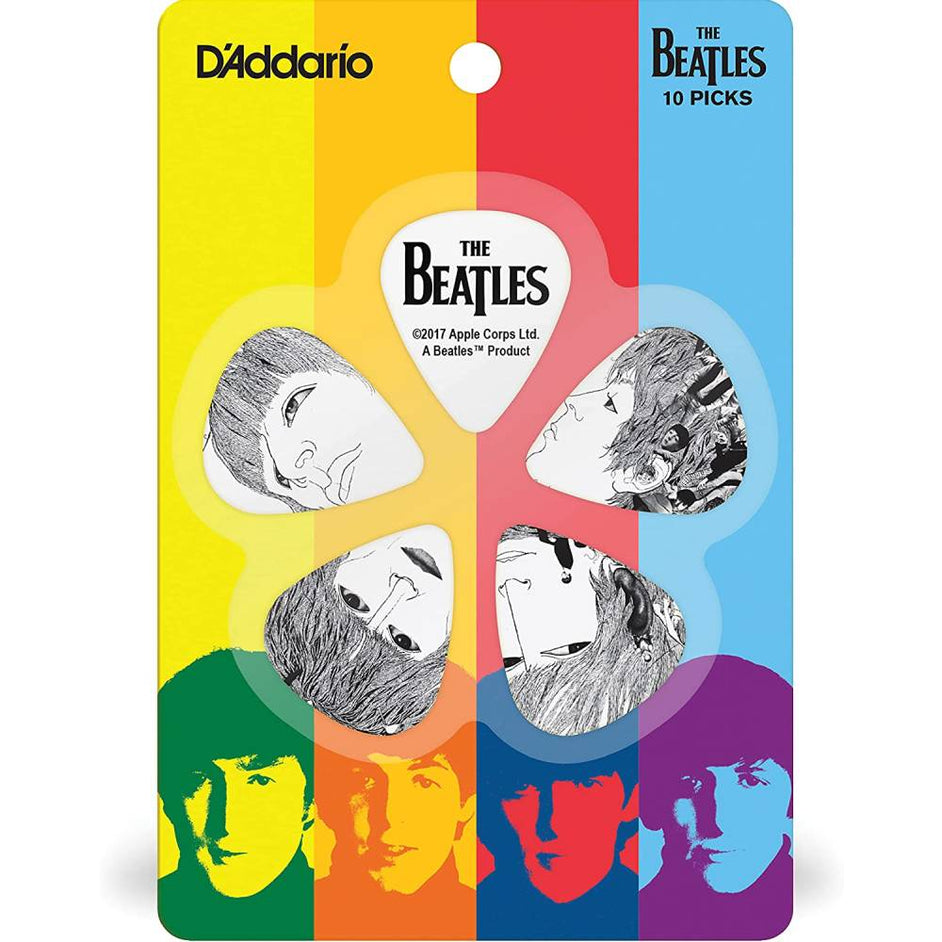 Phím Gảy Đàn Guitar D'Addario Beatles, Revolver, 10 pack, Medium-Mai Nguyên Music