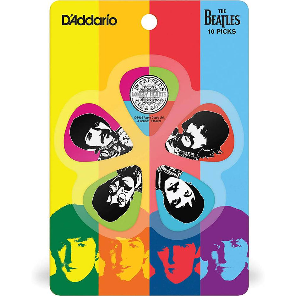 Phím Gảy Đàn Guitar D'Addario Beatles, Sgt Peppers Lonely Hearts Club Band, 10 pack, Heavy-Mai Nguyên Music