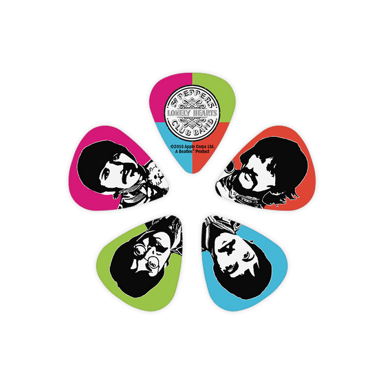 Phím Gảy Đàn Guitar D'Addario Beatles, Sgt Peppers Lonely Hearts Club Band, 10 pack, Light-Mai Nguyên Music