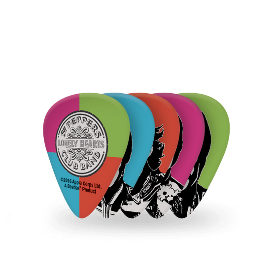 Phím Gảy Đàn Guitar D'Addario Beatles, Sgt Peppers Lonely Hearts Club Band, 10 pack, Light-Mai Nguyên Music