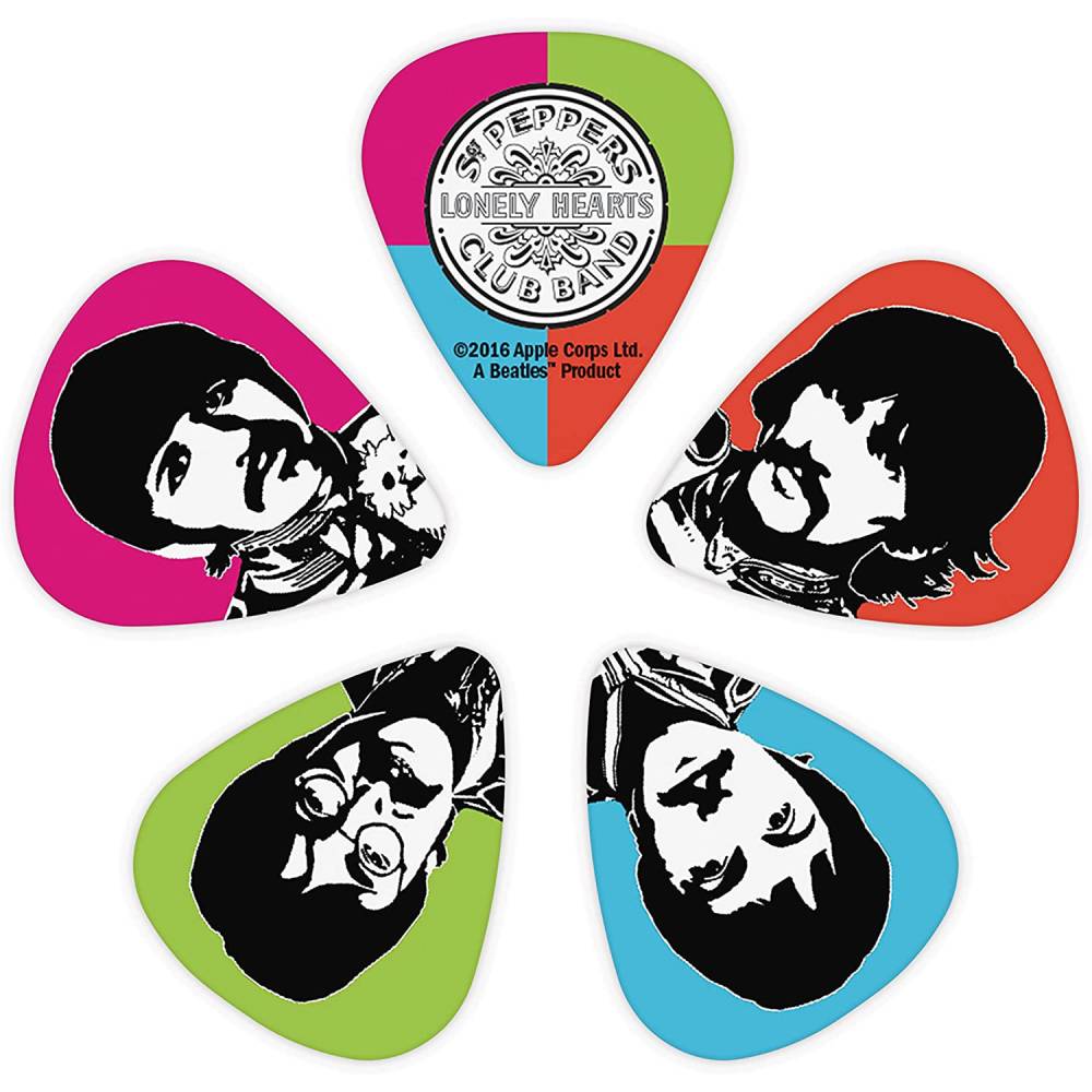 Phím Gảy Đàn Guitar D'Addario Beatles, Sgt Peppers Lonely Hearts Club Band, 10 pack, Medium-Mai Nguyên Music