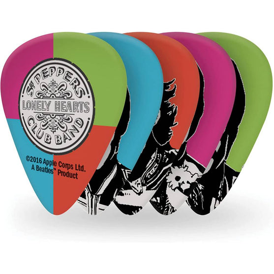 Phím Gảy Đàn Guitar D'Addario Beatles, Sgt Peppers Lonely Hearts Club Band, 10 pack, Medium-Mai Nguyên Music