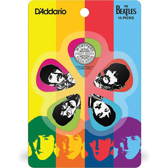 Phím Gảy Đàn Guitar D'Addario Beatles, Sgt Peppers Lonely Hearts Club Band, 10 pack, Medium-Mai Nguyên Music