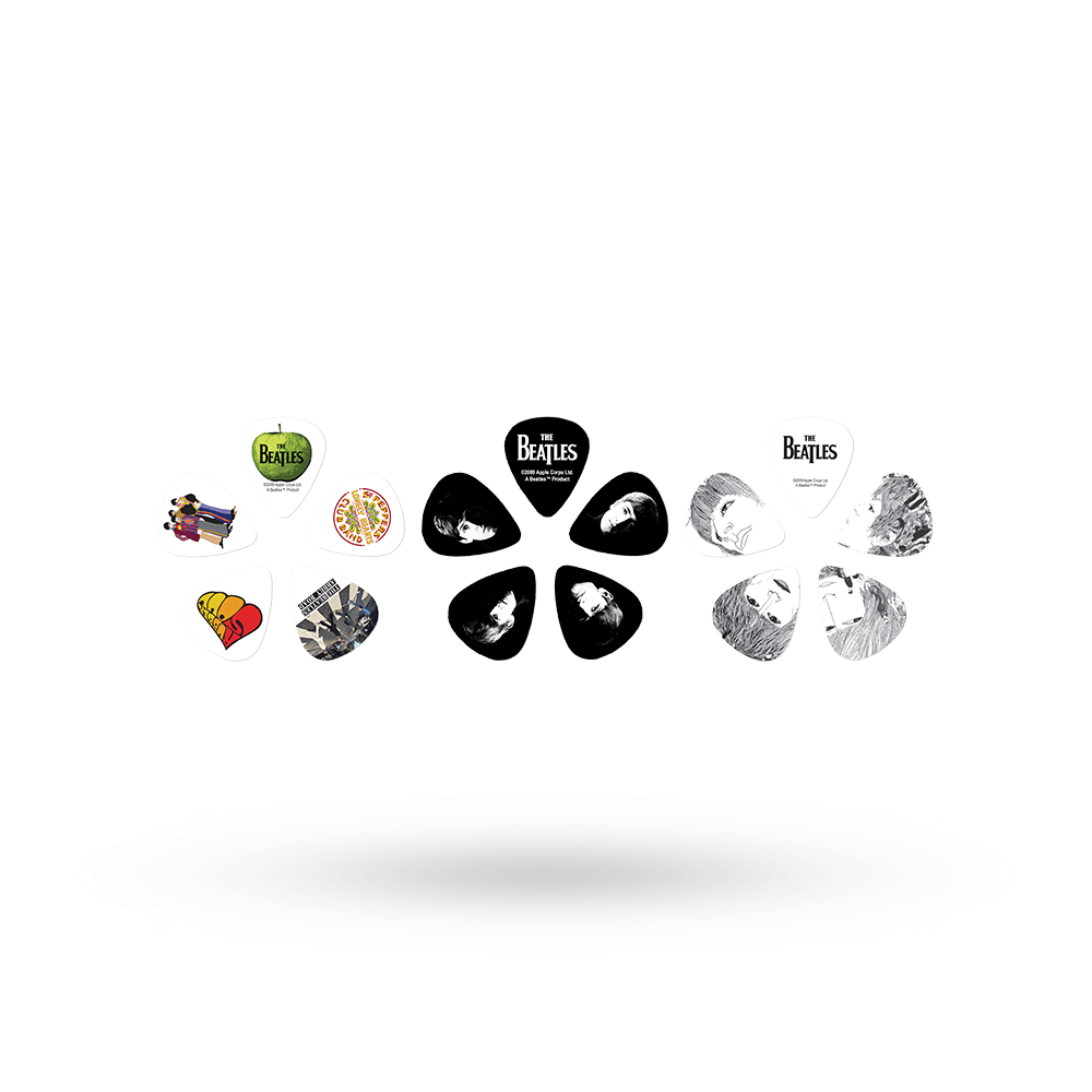 Phím Gảy Đàn Guitar D'Addario Beatles Signature Tins, Sgt. Peppers, 15 picks, Medium-Mai Nguyên Music