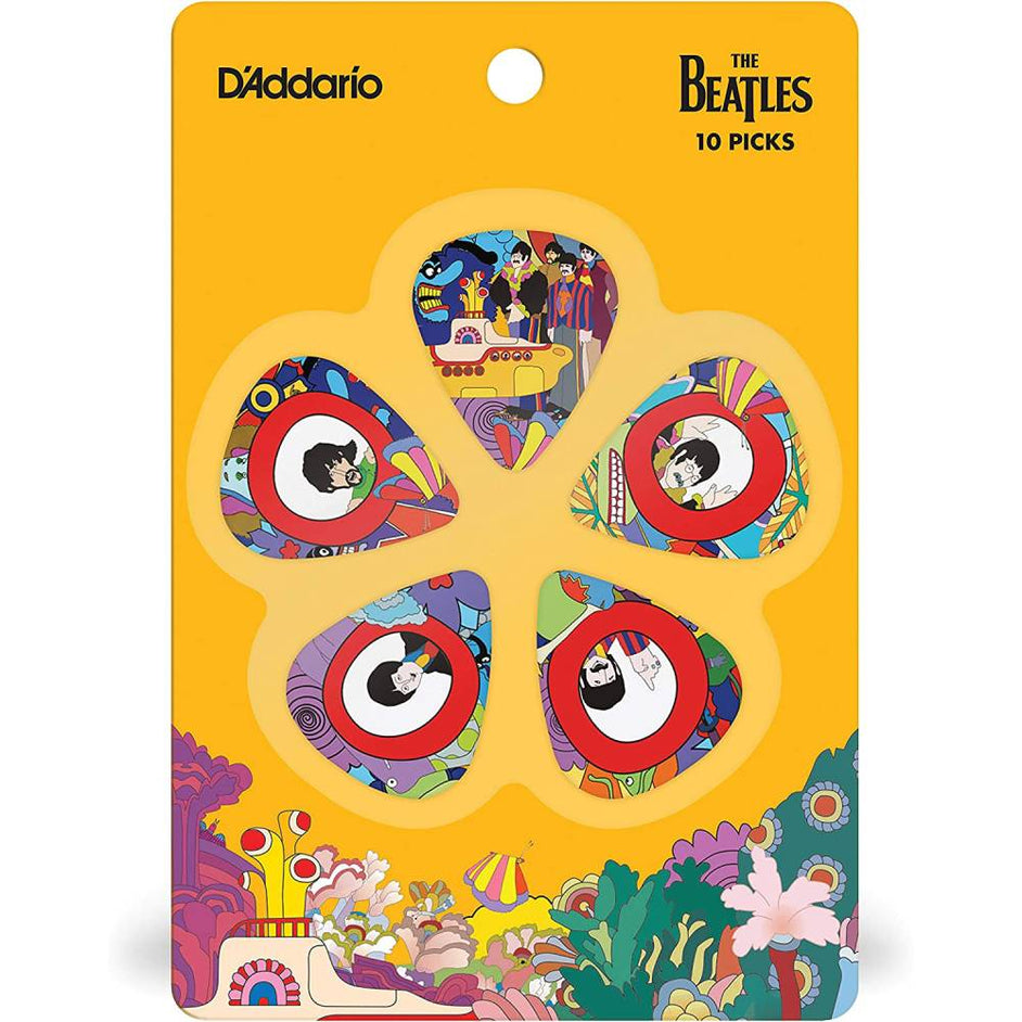 Phím Gảy Đàn Guitar D'Addario Beatles Yellow Submarine, 10-Pack, Heavy-Mai Nguyên Music