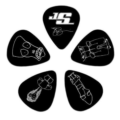 Phím Gảy Đàn Guitar D'Addario Joe Satriani, Black, 10 Pack, Light-Mai Nguyên Music