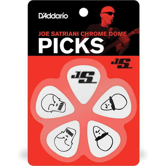 Phím Gảy Đàn Guitar D'Addario Joe Satriani, White, 10 Pack, Medium-Mai Nguyên Music