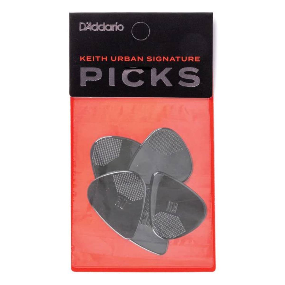 Phím Gảy Đàn Guitar D'Addario Keith Urban Signature Ultem, 5 Pack, Black Extra Heavy-Mai Nguyên Music