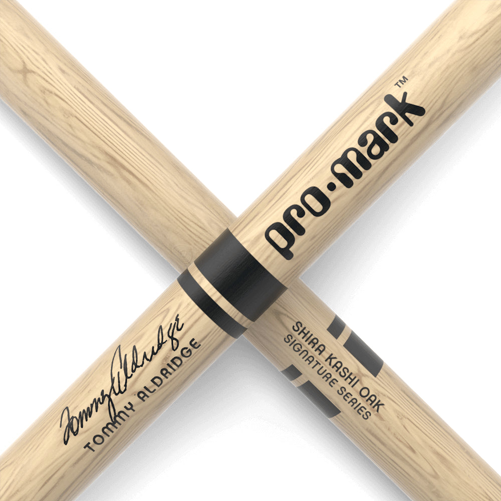 Promark PW2SW Shira Kashi Oak 2S Tommy Aldridge Drumsticks, Wood Tip-Mai Nguyên Music