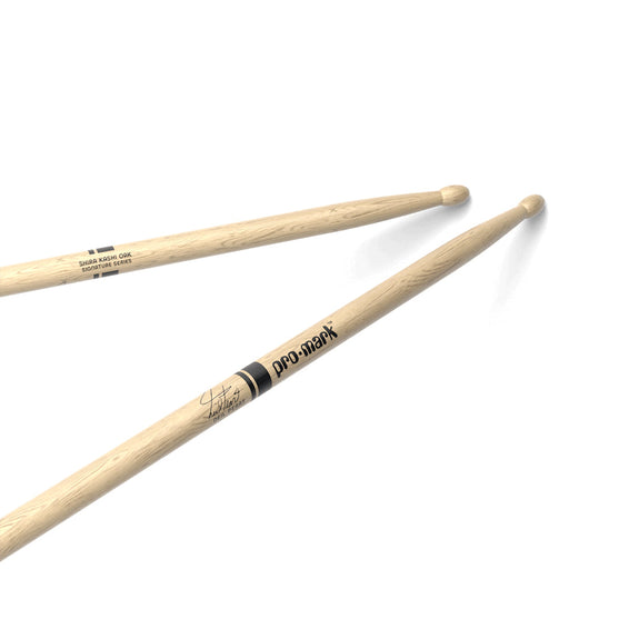 Promark PW747W Shira Kashi Oak 747 Neil Peart Drumsticks, Wood Tip-Mai Nguyên Music