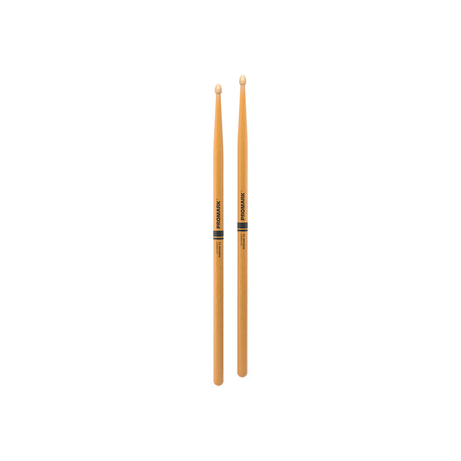 Promark R5AAGC Rebound 5A ActiveGrip Clear Drumstick, Wood Tip-Mai Nguyên Music