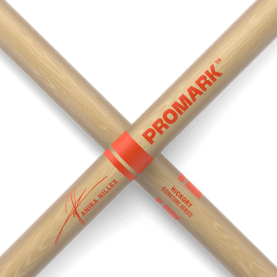 Promark RBANW Hickory Anika Nilles Drumsticks, Acorn Wood Tip-Mai Nguyên Music