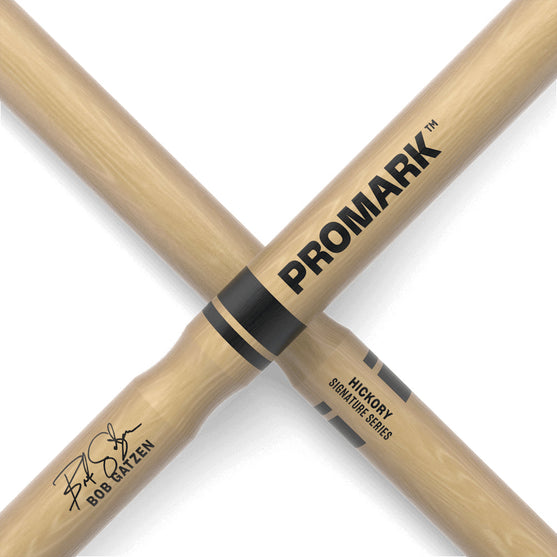 Promark RBBGBGW Hickory Bob Gatzen Drumsticks, Wood Tip-Mai Nguyên Music