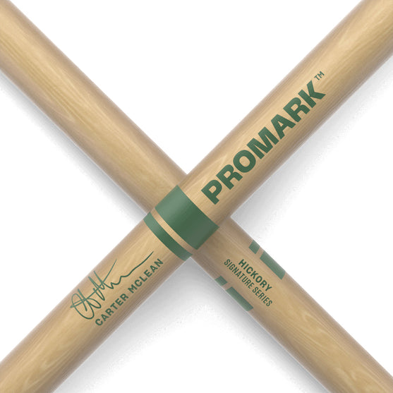 Promark RBCMW Lacquer Hickory Carter Mclean Drumsticks-Mai Nguyên Music