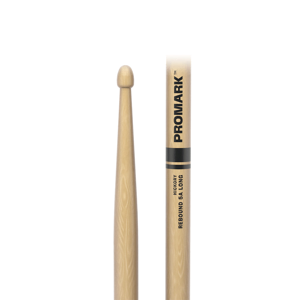Promark RBH565LAW Rebound 5A Long .565 Hickory Acorn Wood Tip Drumstick-Mai Nguyên Music