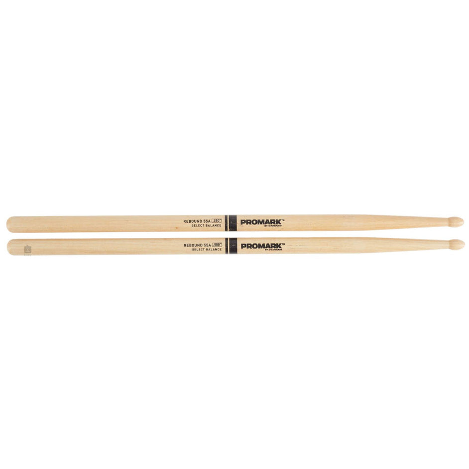 Promark RBH580TW Rebound 55A .585 Hickory Tear Drop Drumsticks, Wood Tip-Mai Nguyên Music