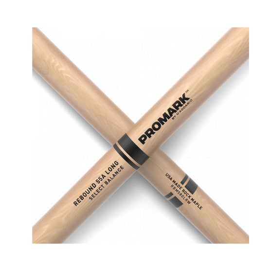 Promark RBM580LRW Rebound 55A .585 Maple Drumsticks, Wood Tip-Mai Nguyên Music