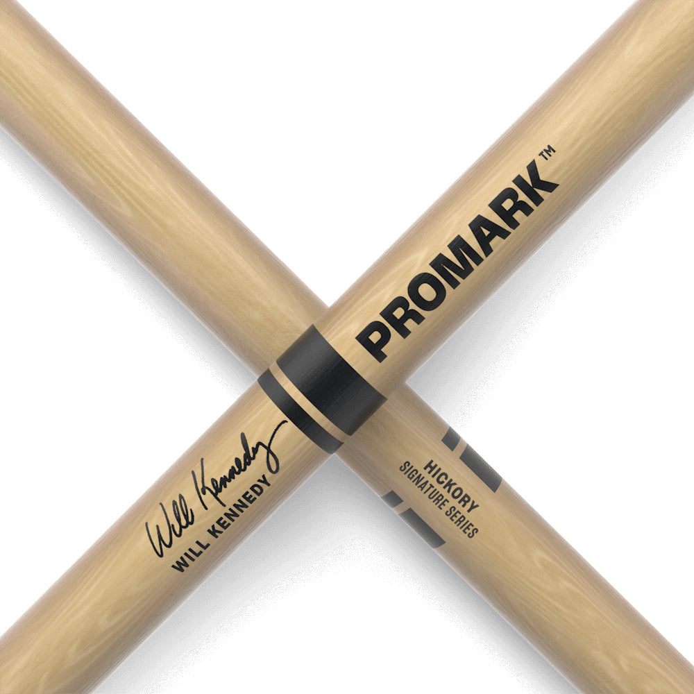 Promark RBWKW Hickory Will Kennedy Drumsticks, Wood Tip-Mai Nguyên Music