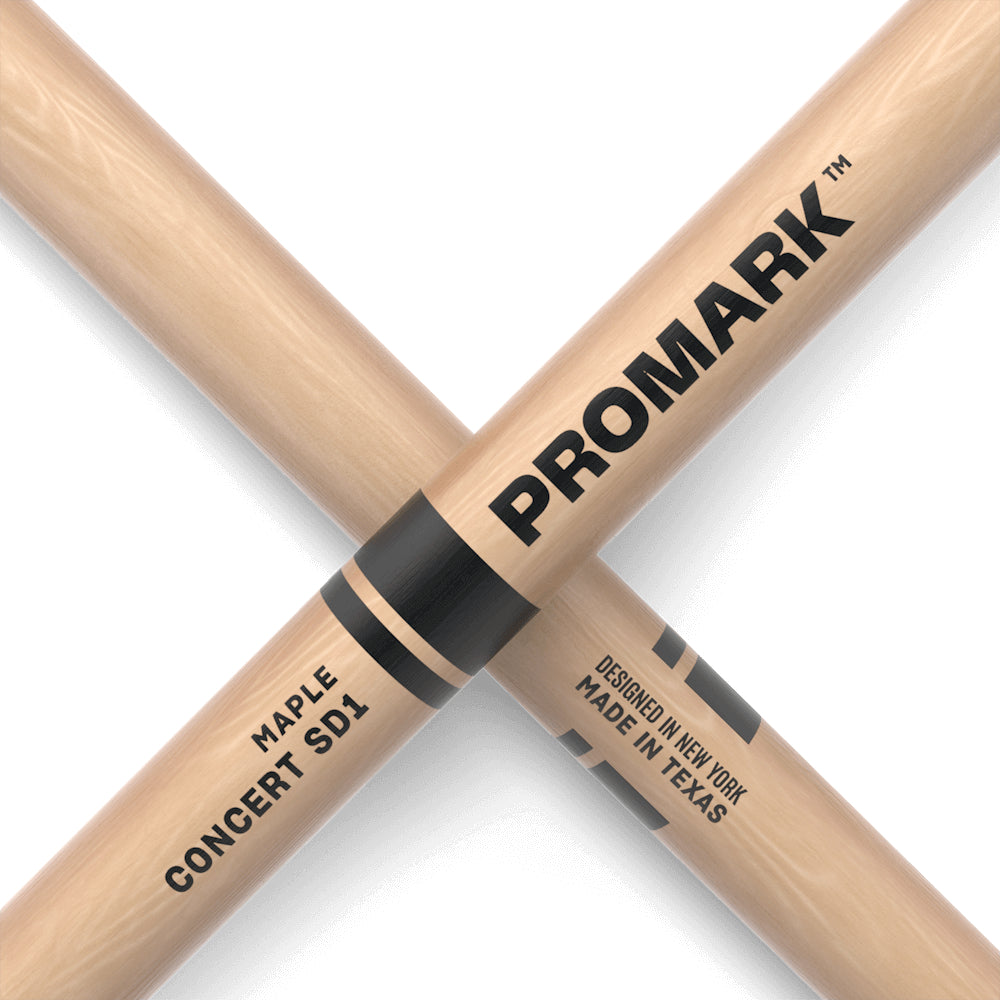 Promark SD1W Maple SD1 Drumsticks, Wood Tip-Mai Nguyên Music