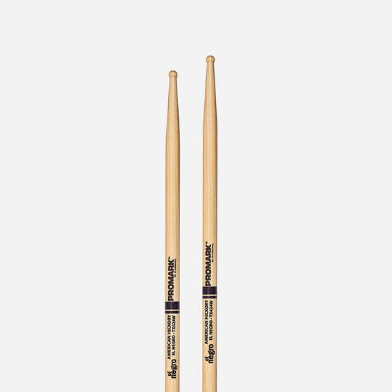 Promark TX424W Hickory 424 Horacio El Negro Hernandez Drumsticks, Wood Tip-Mai Nguyên Music
