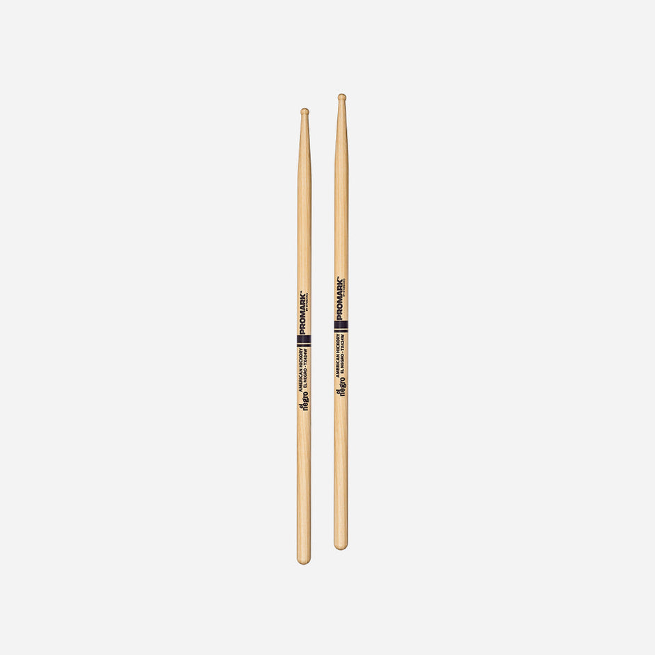 Promark TX424W Hickory 424 Horacio El Negro Hernandez Drumsticks, Wood Tip-Mai Nguyên Music