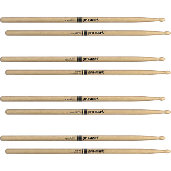 Promark TX5AW-4P Hickory 5A Drumsticks, Wood Tip (4pairs)-Mai Nguyên Music