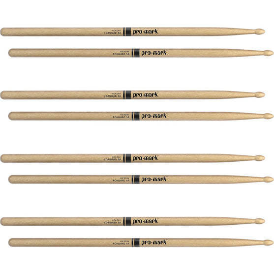 Promark TX5AW-4P Hickory 5A Drumsticks, Wood Tip (4pairs)-Mai Nguyên Music