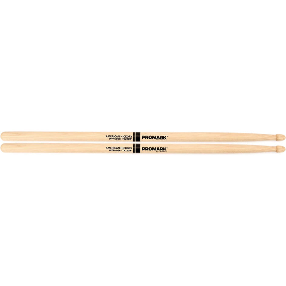 Promark TX720W Hickory 720 Intruder Drumsticks, Wood Tip-Mai Nguyên Music